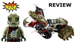 LEGO Chima Crawleys Claw Ripper Review 70001 Legends of Chima Set with 2 Minifigures [upl. by Neztnaj]