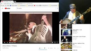 JamAlong with YouTube Play Johnny Winter quotTV mamaquot on your banjo [upl. by Inaluahek331]