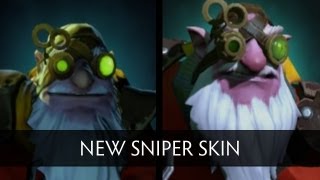 Dota 2 New Sniper Skin side by side comparison [upl. by Suivatram]