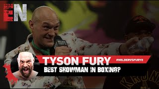 Tyson Fury Sings In the Ring I Watch Tyson Fury Serenade The Crowd I Wilder Vs Fury 2 [upl. by Tenner540]