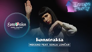 Konstrakta  Mekano feat Sonja Lončar  Serbia 🇷🇸  Eurovision House Party 2022 [upl. by Shayla]