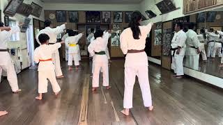 Hesandu 9YO Fukyugata Ichi at Kyudokan Hombu Dojo [upl. by Joash]