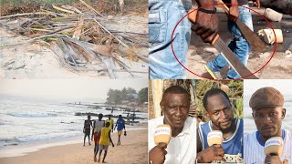 Insécurité insalubrité et érosion côtière à la plage de Mbour  Les Populations alertent [upl. by Acirehs]