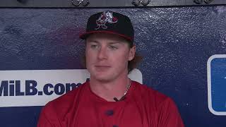 Mets Prospect Ryan Clifford talks to the Media 8724 [upl. by Nirat]