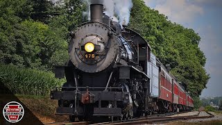 Norfolk amp Western 475 Late Summer Steam with the Mastodon 4K [upl. by Rettig948]