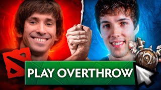 Dota Pro and WC3 Pro in Overthrow Dendi amp Grubby 🔥 [upl. by Fayette131]