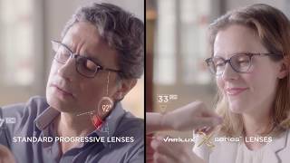 Essilor Varilux X Series Vs standard progressive lenses [upl. by Fabiolas729]