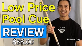 Low Price Pool Cue Review [upl. by Dnamra710]