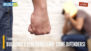 Bullismo e cyberbullismo impara a difenderti [upl. by Ynnej]