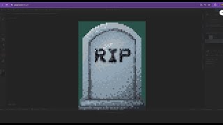 Pixel Art Grave Time Lapse [upl. by Burley623]