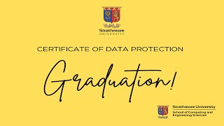 Certificate of Data Protection Graduation [upl. by Atival]