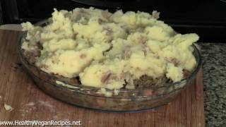 Vegetarian Shepherds Pie Recipe Part 2  Healthy Vegetarian Recipes On Video [upl. by Nanor]