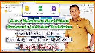 Cara Membuat Sertifikat Otomatis Terkirim ke Email [upl. by Marijn]