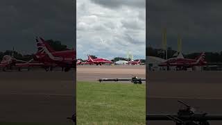 Red Arrows Returning from their Display at riat [upl. by Klug]