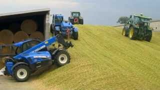 Kukurydza 2013kiszonka na podlasiu 3xClaas 5xNew Holland 4xJohn Deere Maize Silage FULL HD [upl. by Lizned350]