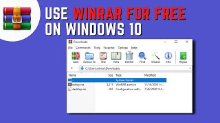 How To Download WinRAR For Free Windows 10 [upl. by Rolat]