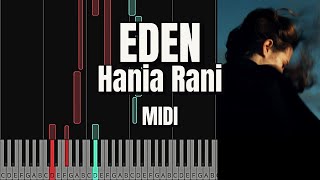 Eden  Hania Rani  Piano Tutorial [upl. by Minda]