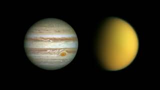 Space Sounds Jupiters EM Noise and Titans Surface Wind  12 Hours [upl. by Nodearb]