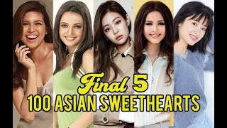 Final Five of 100 ASIAN SWEETHEARTS 2018 Revealed [upl. by Apfel]