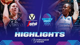 Virtus Bologna v KSC Szekszard  Gameday 13  Highlights  EuroLeague Women 202223 [upl. by Lesli]