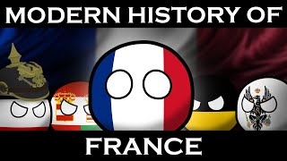 COUNTRYBALLS Modern History of France 17891918 [upl. by Aneehsat510]