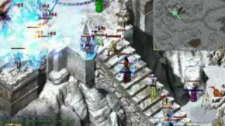 Legend Of Mir 3  Apex vs KoS Outside FrostDungeon [upl. by Ynagoham]