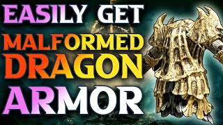 How To Get Malformed Dragon Armor Set EASILY [upl. by Eimma]