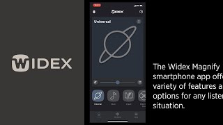 WIDEX MAGNIFY App Tutorial  WIDEX hearing aids [upl. by Htebarual]