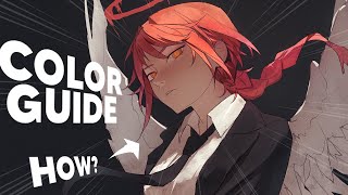 HOW I COLOR MY DRAWINGS  DIGITAL ART HACKS [upl. by Anade]