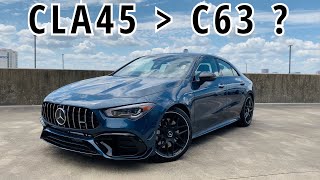 Is the MercedesAMG CLA45 better than the C63 [upl. by Ella885]