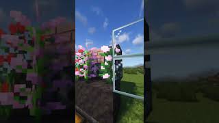 Minecraft Flower Farm💐 APT Sped Up minecraft shorts [upl. by Yelrehs]