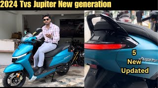 2024 TVS Jupiter 110 review  New Tvs jupiter better than Access 125 tvsjupiter [upl. by Ettenan]