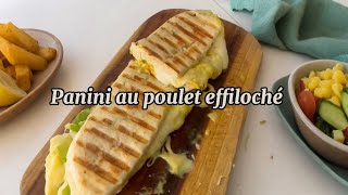 RECETTE FACILE PANINI AU POULET FONDANT food recettefacile recipe foodie [upl. by Muraida946]