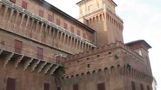 The Este Castle in Ferrara Italy [upl. by Kreiker694]