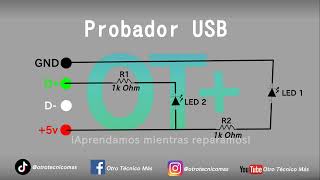 PROBADOR PARA PUERTOS USB [upl. by Kenneth]