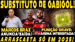 SUBSTITUTO DE GABIGOL BRAZ ANUNCIA SAÍDA ARRASCAETA SÓ EM 2025 DEU RUIM PRO GALO CONFUSÃO ARENA [upl. by Bethel672]