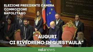 Senato la commozione di Napolitano chiude la seduta [upl. by Pablo]