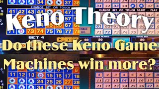 Do these Keno Game Machines win more often Keno Theory [upl. by Nomrej]