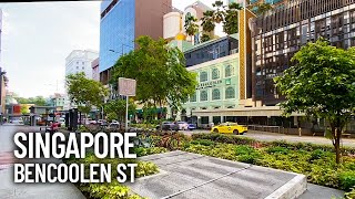 Walking from Bencoolen St to Istana Park in Singapore [upl. by Mimi10]