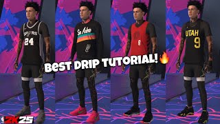 NBA 2K25 Best Drip Tutorial🔥 Best Outfits [upl. by Kabab234]