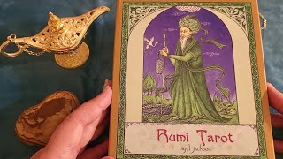 💚💛 Rumi Tarot de Nigel Jackson  un tarot très spirituel amp alchimique 💛💚 [upl. by Tai721]