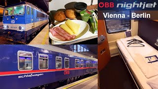 ÖBB Nightjet Train Graz  Vienna  Berlin in Economy Sleeping Car [upl. by Leksehcey]