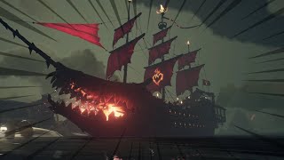 The biggest ship in the Sea of thieves  The Burning Blade [upl. by Haliled115]