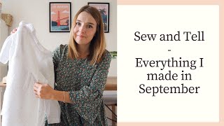 Sew and Tell  What I made in September Sewing and knitting makes tillyandthebuttons sewing [upl. by Wilterdink168]