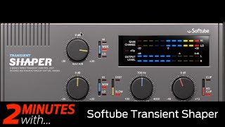 Softube Transient Shaper VSTAU plugin in action [upl. by Daahsar]