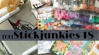 DE Stickjunkies 18 DMC vs CXC Garn 2 neue Starts stitchfinale2020 [upl. by Aicineohp665]