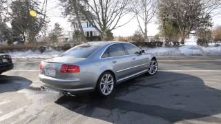 Audi S8 52 V10 S8 APR Tuned Milltek Resonated Exhaust [upl. by Skyler]