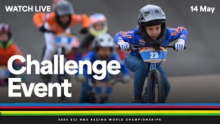 LIVE  Day Three Challenge Event  2024 UCI BMX Racing World Championships [upl. by Rotciv68]