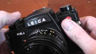 Leica R62 35mm SLR Film Camera OverviewReview [upl. by Somerset]