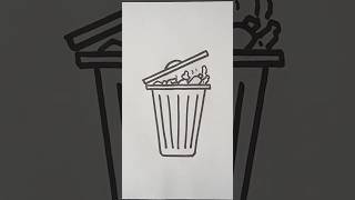 Dustbin drawing dustbin drawing draw [upl. by Aikemal]